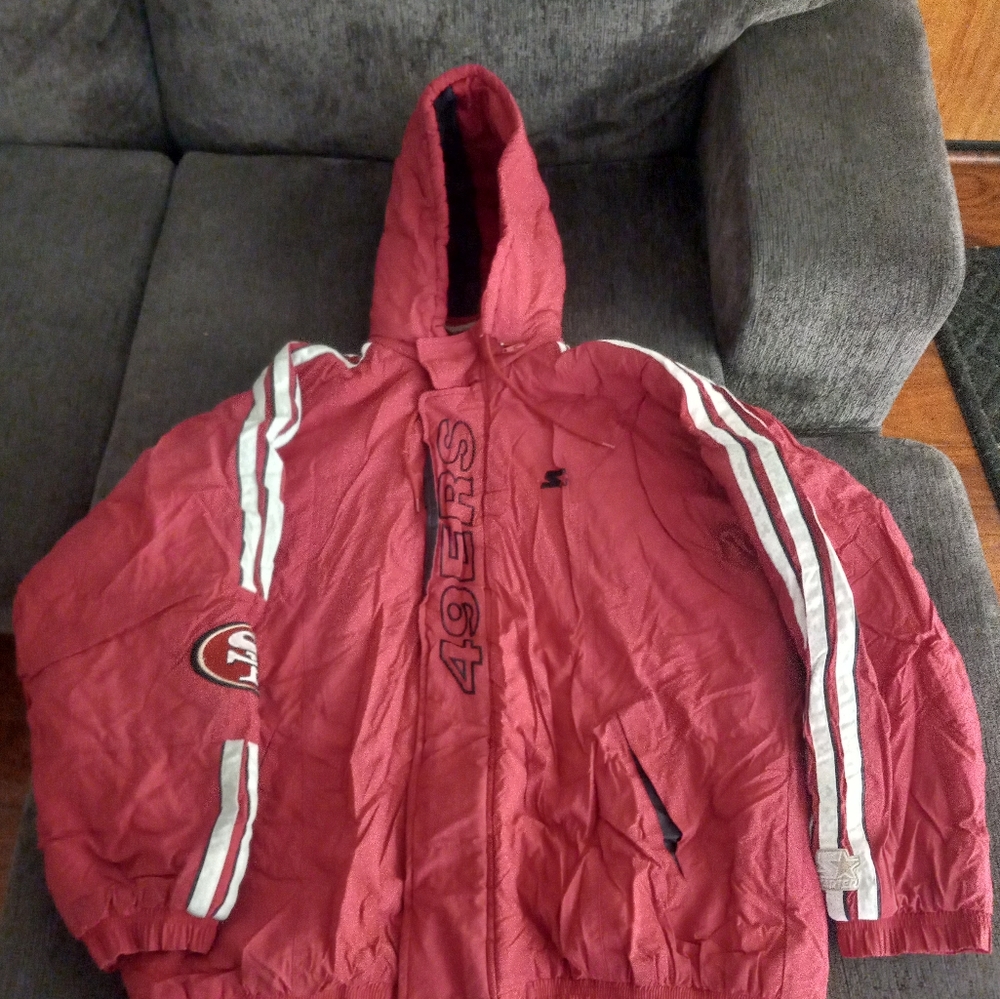 Vintage San Francisco 49ers Starter Proline Jacket Size XL